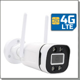 Уличная беспроводная 5Mp / 4G-LTE IP камера наблюдения CamHi Pro NC48G(Wh)-5.0-4G