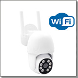 Уличная беспроводная поворотная 4Mp Wi-Fi IP камера видеонаблюдения CamHi Pro SD06SW-4.0-WiFi
