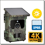 Уличная 4K фотоловушка Филин HC-600A с солнечной панелью