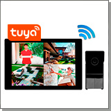 Комплект беспроводной Wi-Fi домофон SkyNet 1000 (1+0) + вызывн панель