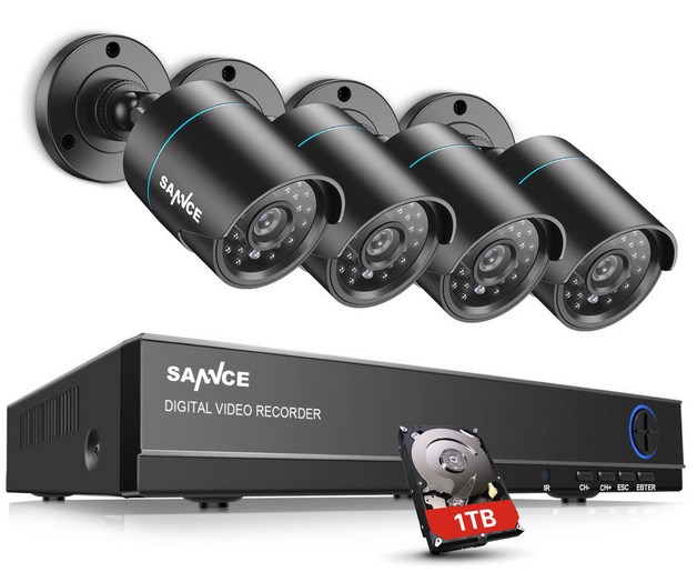 гибридный регистратор 4 канальный, гибридный видеорегистратор на 4 камеры