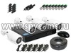 Готовый 4k-8mp набор уличного видеонаблюдения через интернет: SKY-2704-8M + KDM 147-A8 (4 уличные 8mp камеры и гибридный видеорегистратор)